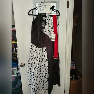 Unique Vintage Plus Size Dalmatian Print Dress 4x/22-24 BNWT - Cruella DeVille
